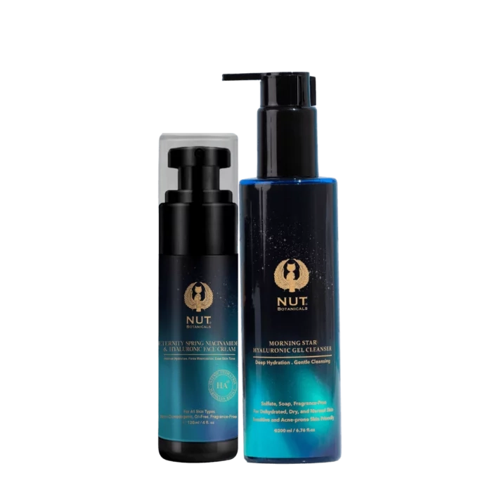 Ramadan Hyaluronic Duo Kit: Hyaluronic Acid Gel Cleanser 200ml & Face Moisturizer 120ml