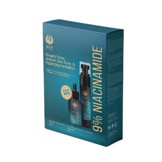 9% Niacinamide Kit: Eternity Spring Niacinamide & Hyaluronic Face Cream 50ml & MarineBio 5% Niacinamide Serum With Panthenol B5 & Postbiotic Complex 30ml